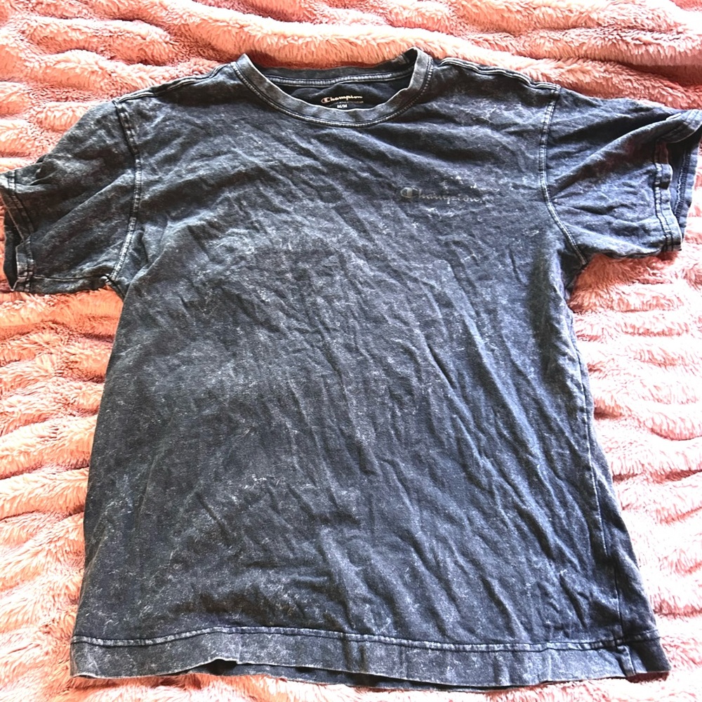 Black light wash champion tshirt